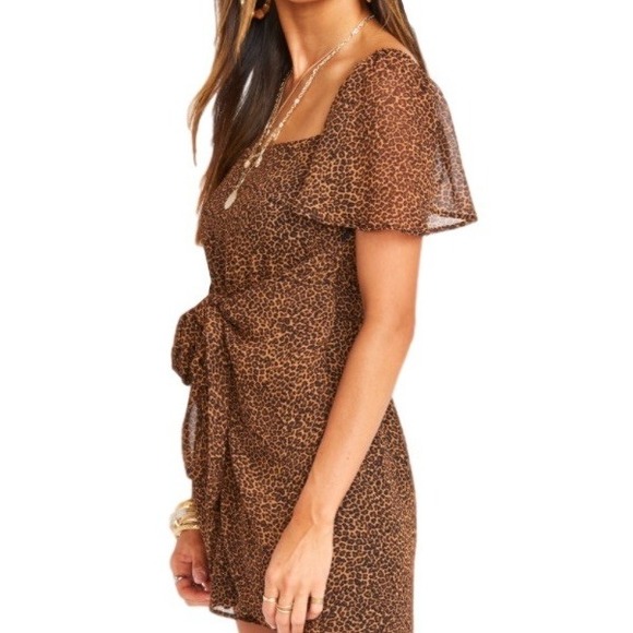 Show Me Your Mumu Kinsley Romper in Lucky Leopart Print Small Made in USA - Picture 1 of 11